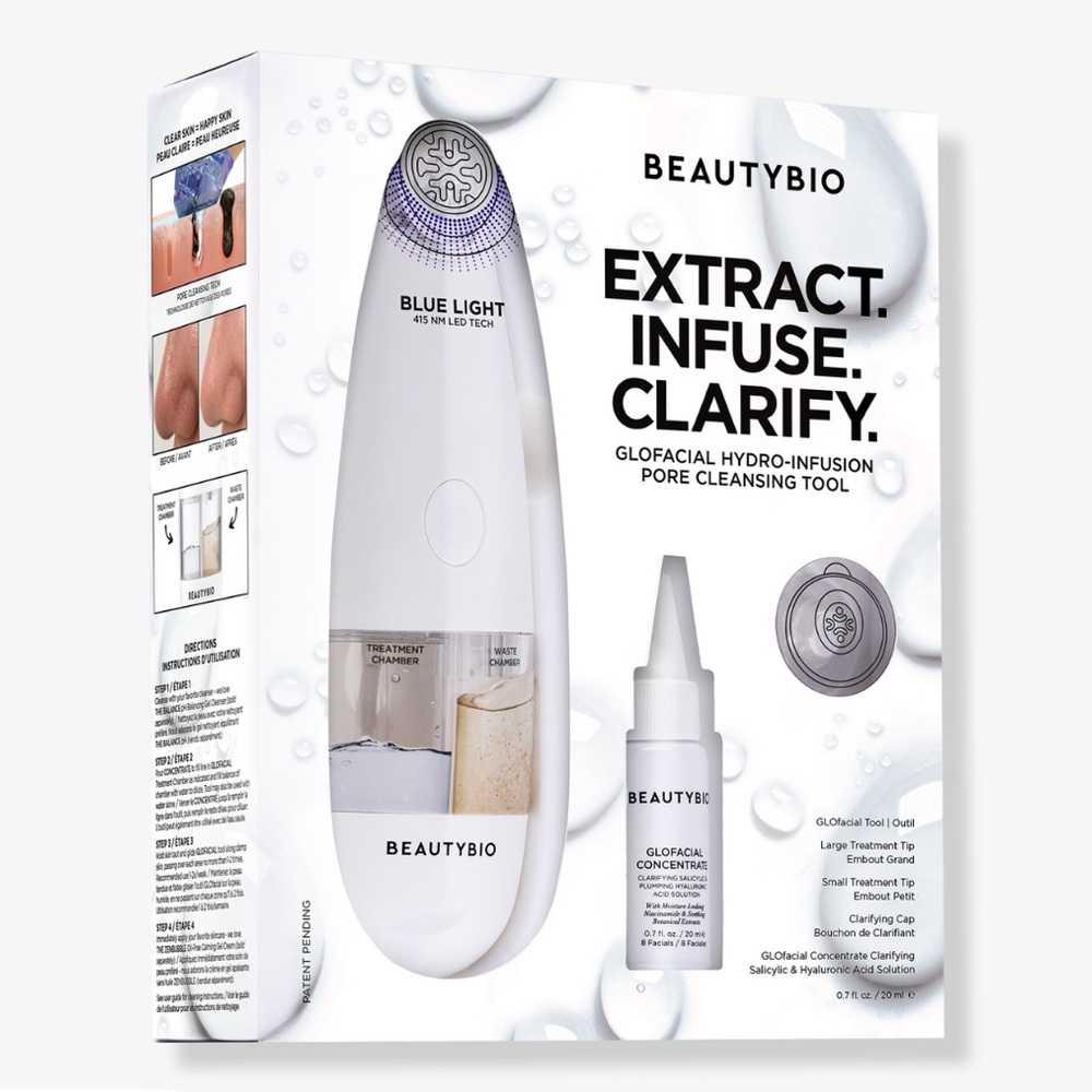 BeautyBio Pore Cleansing Tool with Concentrate NWT